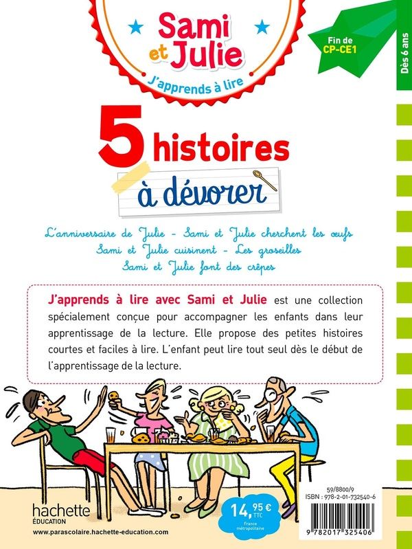 Quatrième de couverture de « 5 histoires à dévorer »