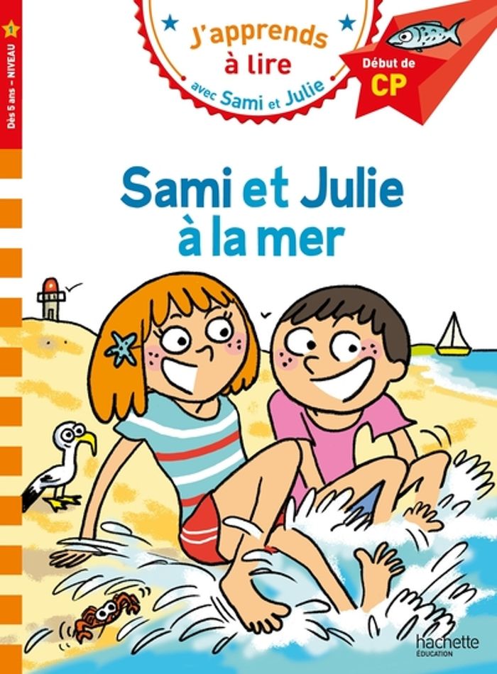 Couverture du livre « Sami et Julie à la mer » de Léo Lamarche, librairie Les Contes Infusés à Corte