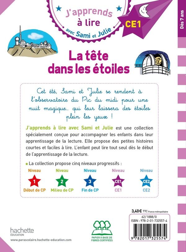 Quatrième de couverture de « La tête dans les étoiles »