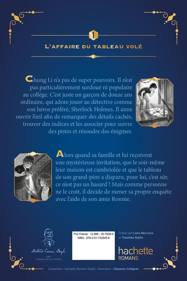 Quatrième de couverture de « L'affaire du tableau volé »