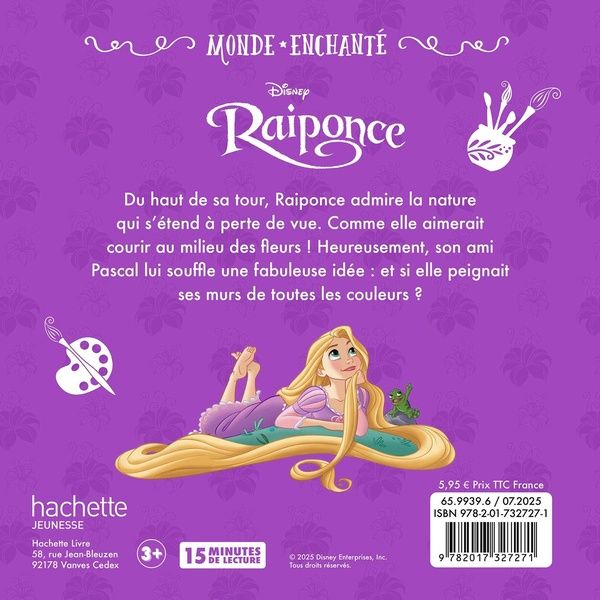 Quatrième de couverture de « Raiponce : quelle artiste ! »