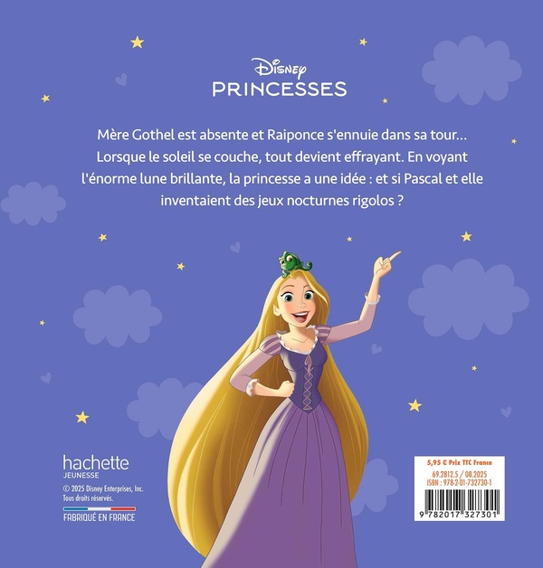 Quatrième de couverture de « Une histoire de Raiponce et au dodo ! : quand il fait nuit »