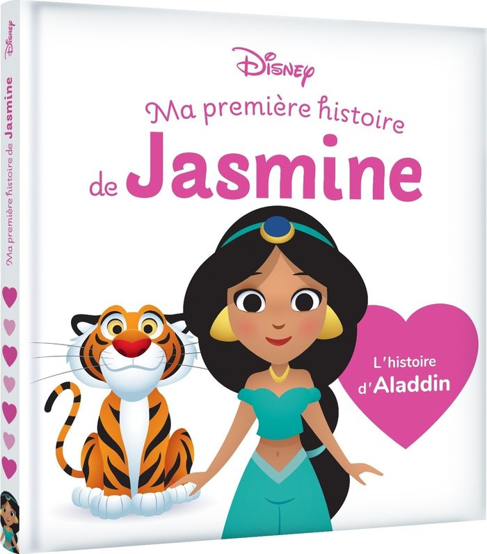 Couverture du livre « Ma première histoire de Jasmine : l'histoire d'"Aladdin" » de Walt Disney company, librairie Les Contes Infusés à Corte