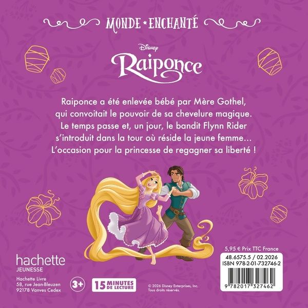 Quatrième de couverture de « Raiponce »