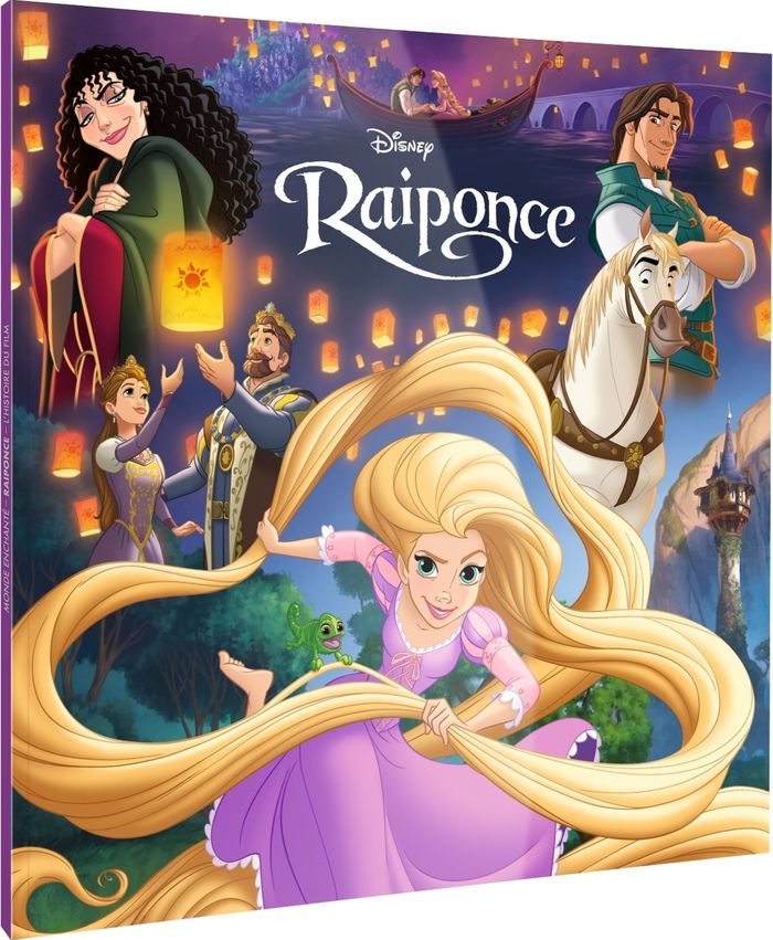 Couverture du livre « Raiponce » de Disney, librairie Les Contes Infusés à Corte