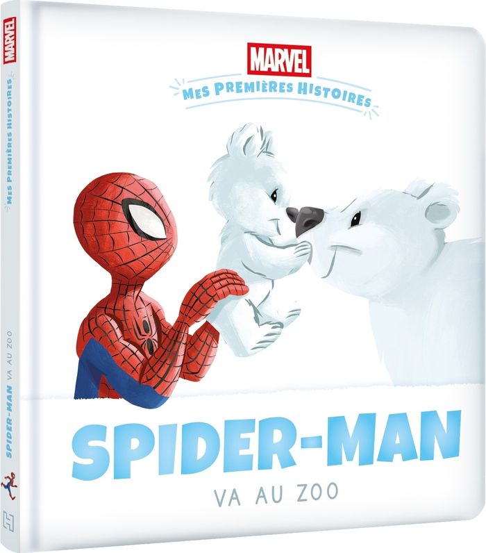Couverture du livre « MARVEL - MES PREMIERES HISTOIRES - SPIDER-MAN VA AU ZOO », librairie Les Contes Infusés à Corte