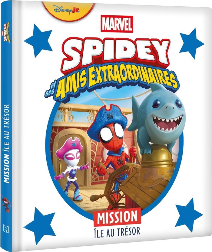 Couverture du livre « SPIDEY ET SES AMIS EXTRAORDINAIRES - MISSION ILE AU TRESOR - MARVEL », librairie Les Contes Infusés à Corte