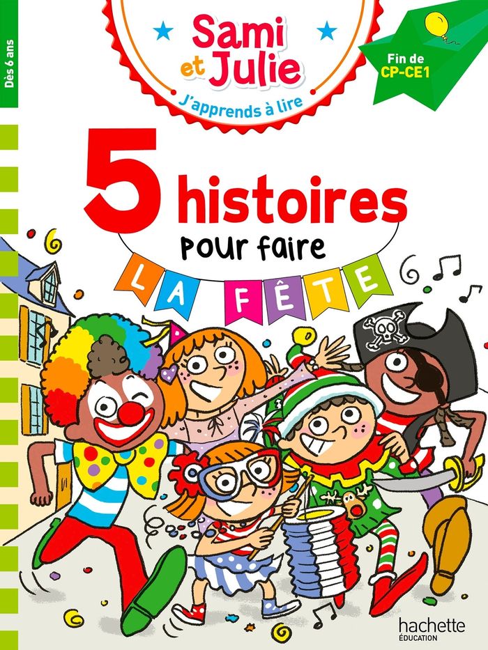Couverture du livre « 5 histoires pour faire la fête ! » de Thérèse Bonté, librairie Les Contes Infusés à Corte