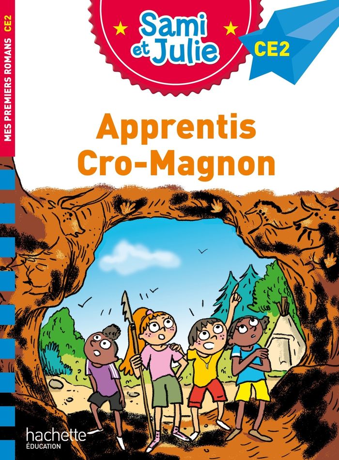 Couverture du livre « Apprentis Cro-Magnon » de Sophie de Mullenheim, librairie Les Contes Infusés à Corte
