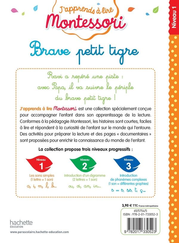 Quatrième de couverture de « Brave petit tigre »