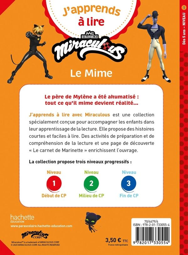 Quatrième de couverture de « Le mime »