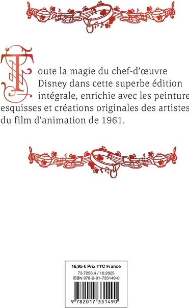 Quatrième de couverture de « LES 101 DALMATIENS - LES CHEFS-D'OEUVRE ILLUSTRES - DISNEY »