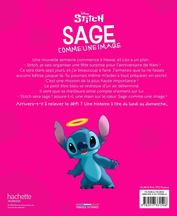 Quatrième de couverture de « Sttitch sage comme une image »