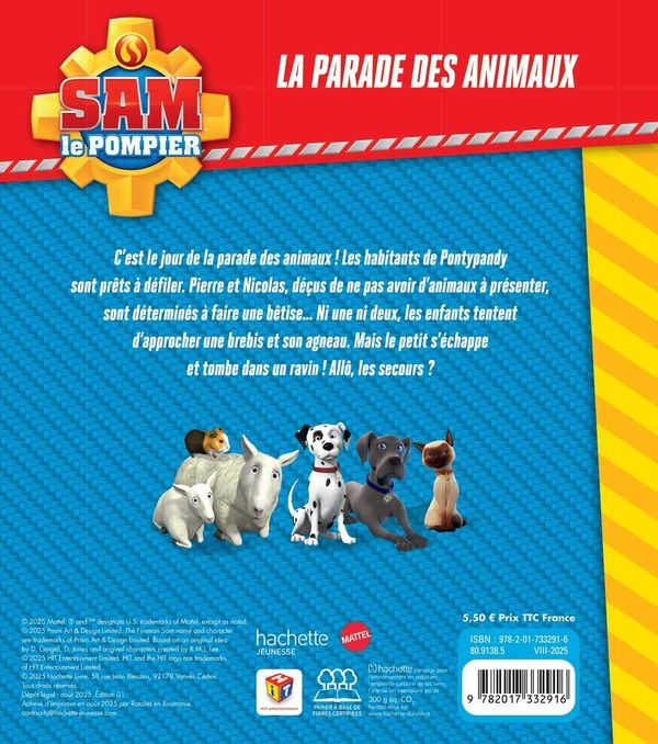 Quatrième de couverture de « La parade des animaux »