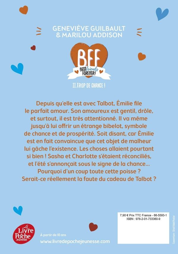 Quatrième de couverture de « Trop de chance ! »