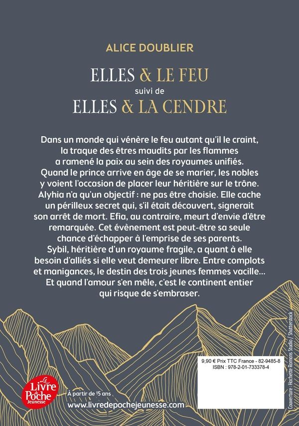 Quatrième de couverture de « Elles & le feu »
