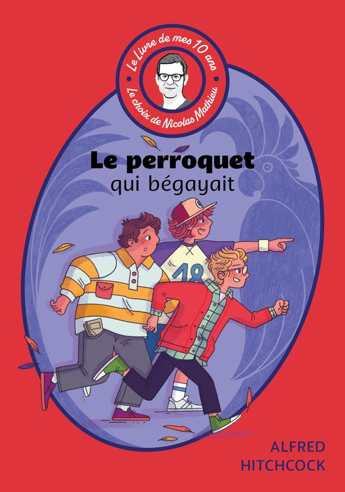 Couverture du livre « Le perroquet qui bégayait » de Alfred Hitchcock, librairie Les Contes Infusés à Corte