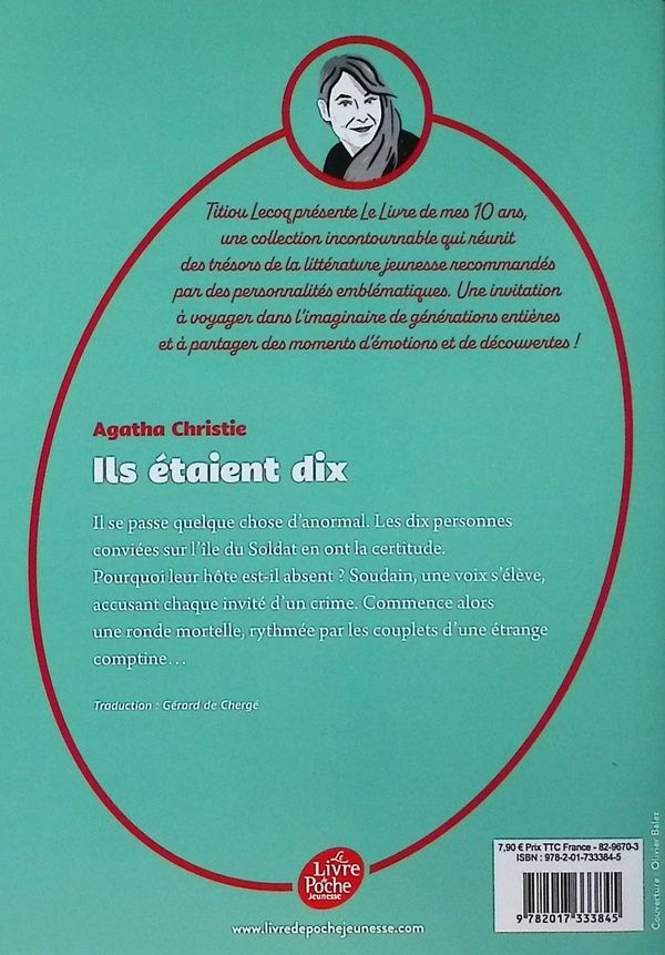 Quatrième de couverture de « Ils étaient dix »
