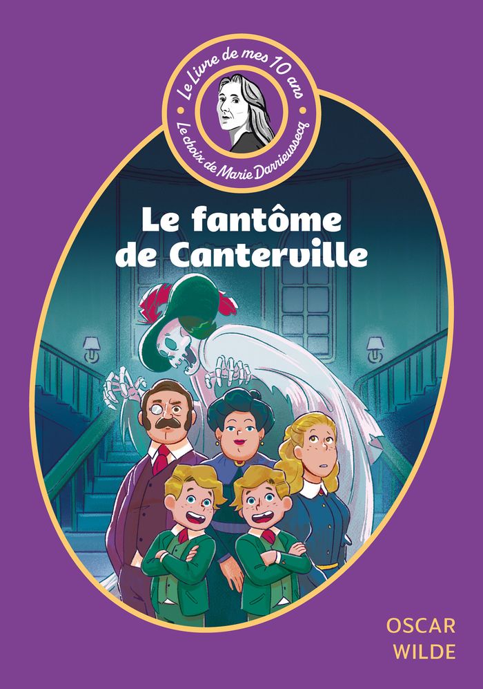Couverture du livre « Le fantôme de Canterville : et autres contes » de Oscar Wilde, librairie Les Contes Infusés à Corte