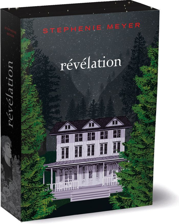 Couverture du livre « TWILIGHT - EDITION 20E ANNIVERSAIRE - SAGA TWILIGHT - TOME 4 - REVELATION - EDITION 20E ANNIVERSAIRE » de Stephenie Meyer, librairie Les Contes Infusés à Corte