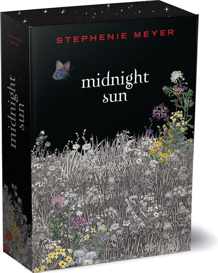Couverture du livre « TWILIGHT - EDITION 20E ANNIVERSAIRE - SAGA TWILIGHT - TOME 5 - MIDNIGHT SUN - EDITION 20E ANNIVERSAI », librairie Les Contes Infusés à Corte