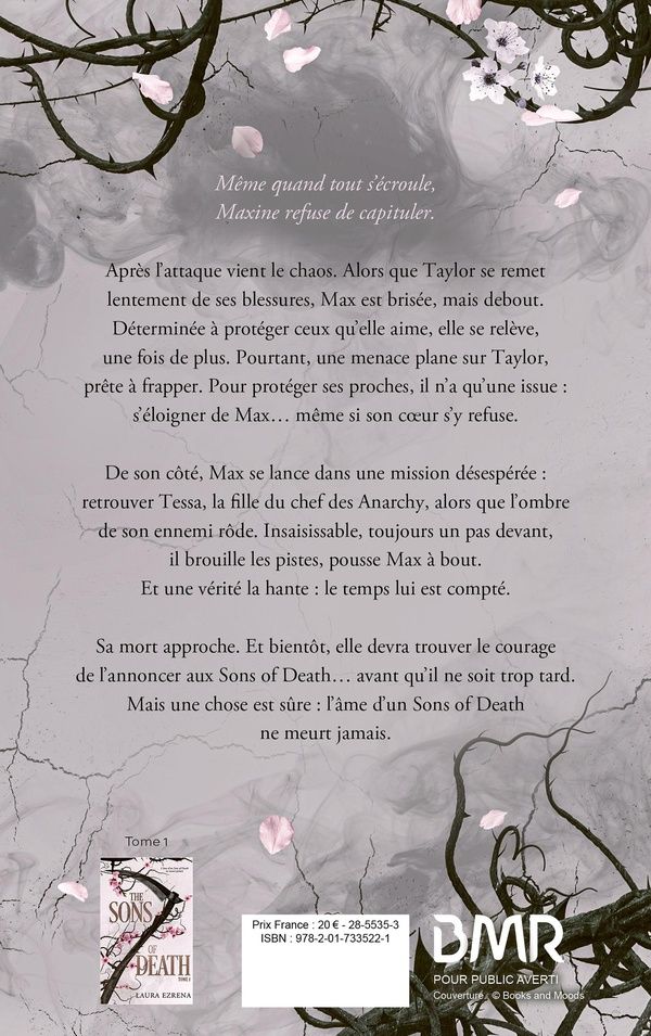 Quatrième de couverture de « The Sons of Death »