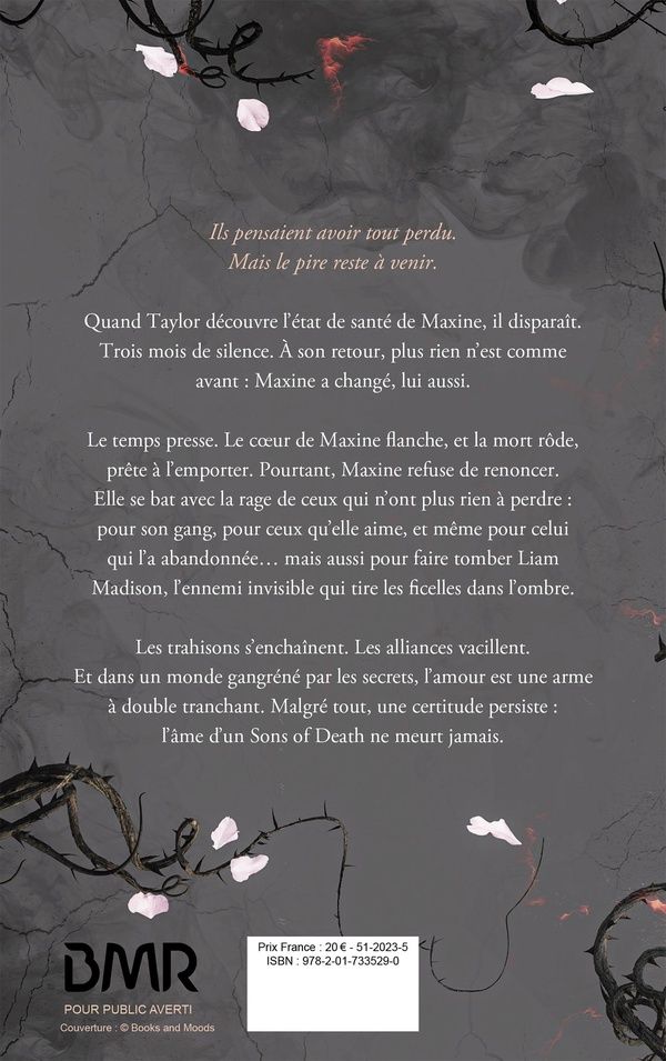 Quatrième de couverture de « The Sons of Death »