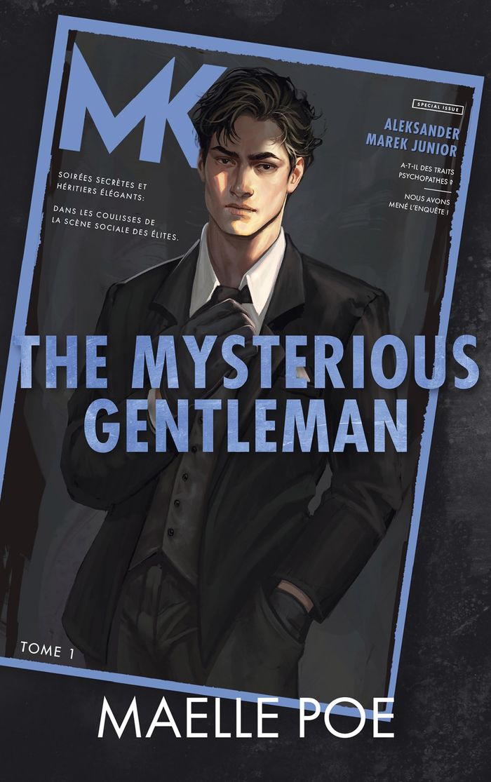 Couverture du livre « The Mysterious Gentleman » de Maëlle Poe, librairie Les Contes Infusés à Corte