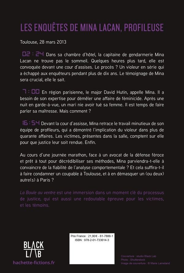 Quatrième de couverture de « La Boule au ventre »