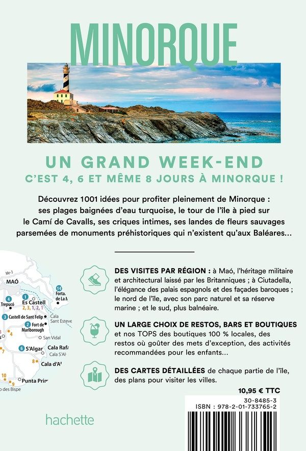 Quatrième de couverture de « Minorque »