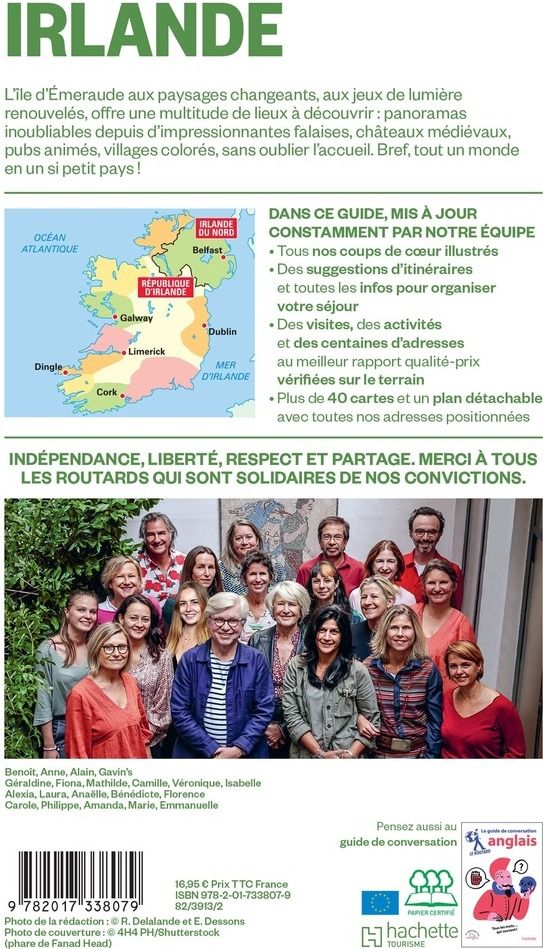 Quatrième de couverture de « Irlande »