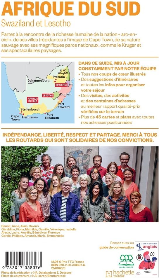 Quatrième de couverture de « Afrique du Sud : Swaziland et Lesotho »