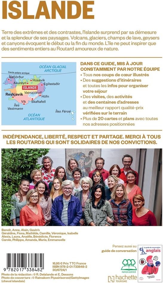 Quatrième de couverture de « Islande »