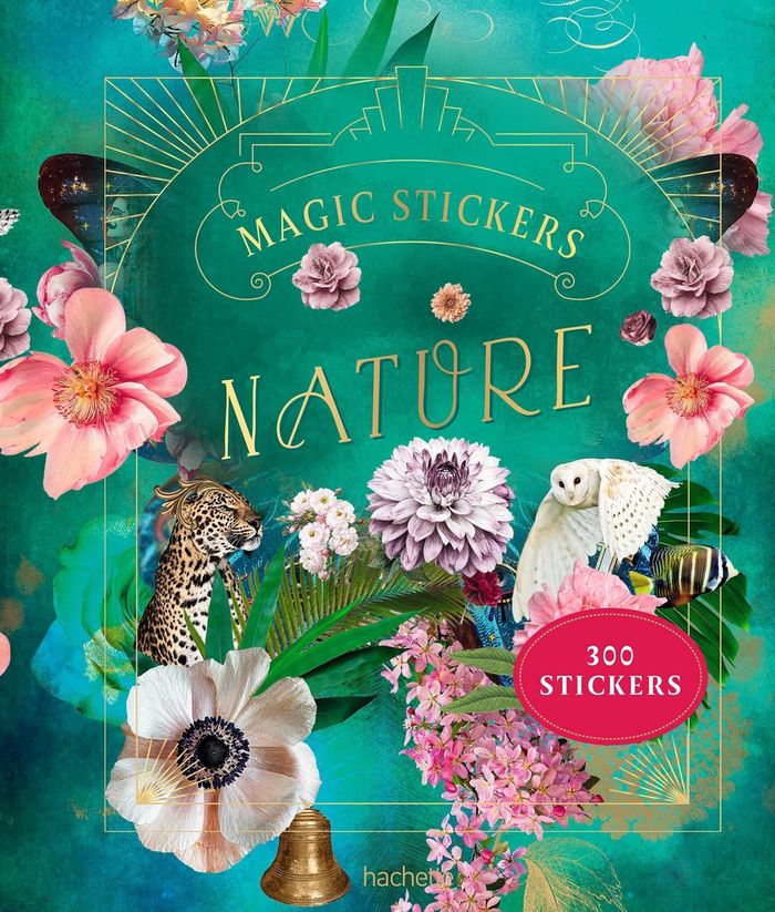 Couverture du livre « MAGIC STICKERS - NATURE - 300 STICKERS », librairie Les Contes Infusés à Corte