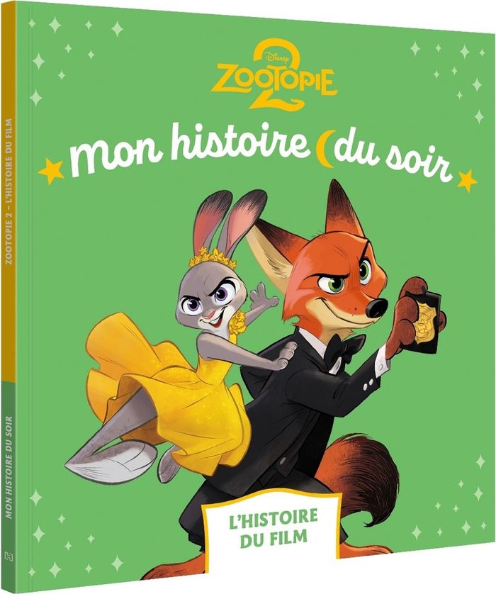 Couverture du livre « Zootopie 2 : l'histoire du film » de Walt Disney company, librairie Les Contes Infusés à Corte