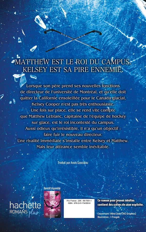 Quatrième de couverture de « Be unstoppable : Coeurs rivaux »