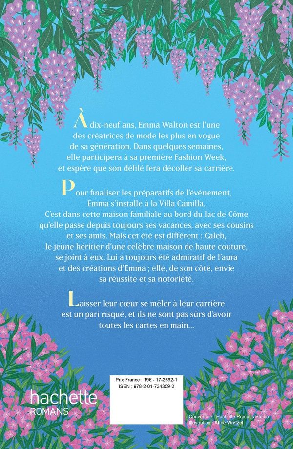 Quatrième de couverture de « Villa Camilla »