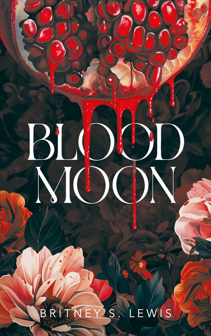 Couverture du livre « Blood Moon » de Britney S. Lewis, librairie Les Contes Infusés à Corte