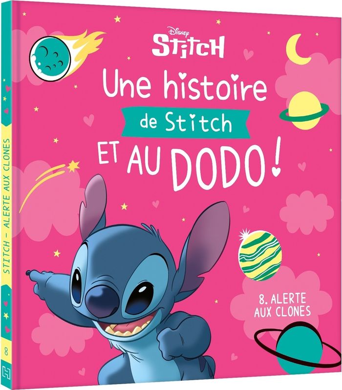 Couverture du livre « Une histoire de Stitch et au dodo ! : les clones de Stitch » de Théo Duval, librairie Les Contes Infusés à Corte