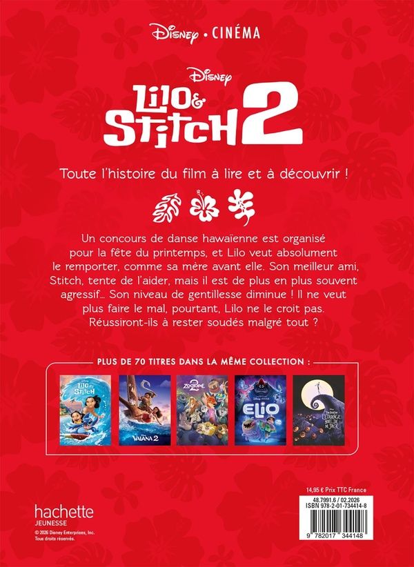 Quatrième de couverture de « Lilo et Stitch 2 : Hawaï, nous avons un problème ! »