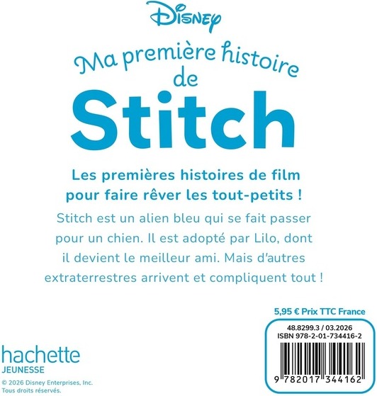 Quatrième de couverture de « L'histoire du film Lilo et Stitch »