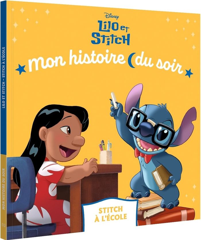 Couverture du livre « Lilo et Stitch : Stitch à l'école » de Collectif, librairie Les Contes Infusés à Corte