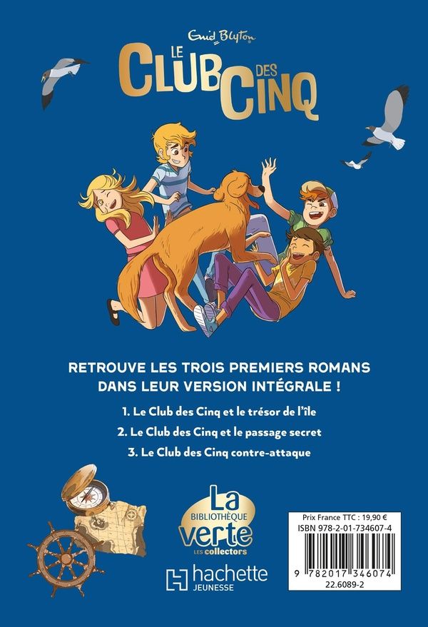Quatrième de couverture de « Le Club des cinq : les 3 premiers tomes ! »
