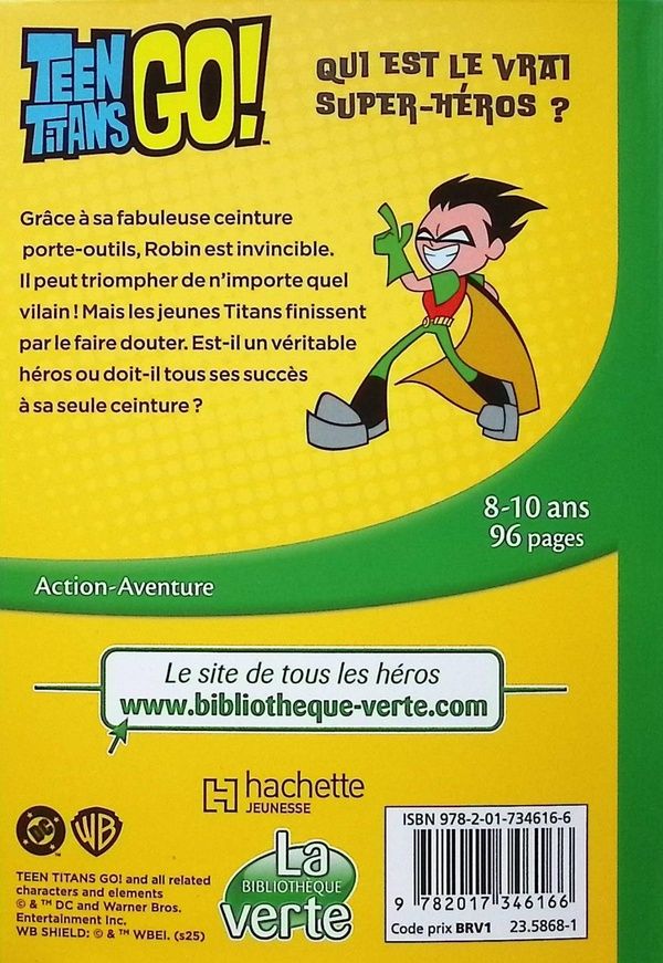 Quatrième de couverture de « Qui est le vrai super-héros ? »