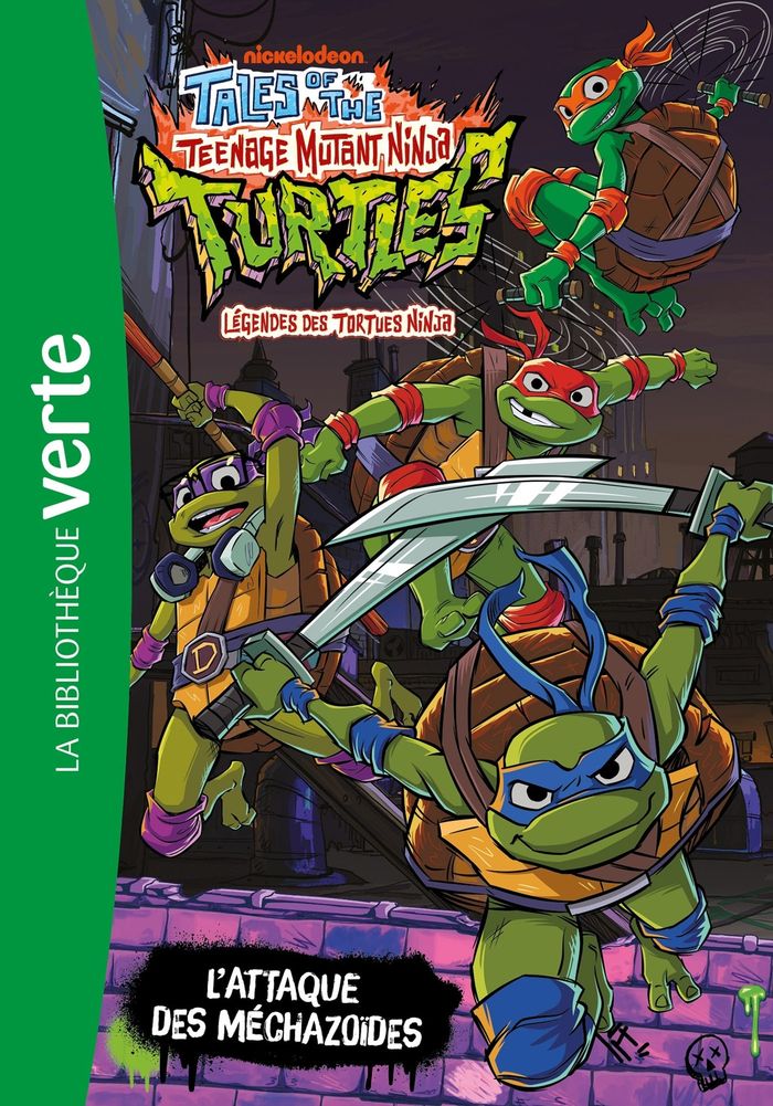 Couverture du livre « L'attaque des méchazoïdes » de Nickelodeon, librairie Les Contes Infusés à Corte