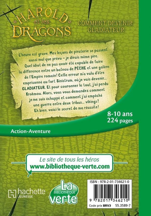 Quatrième de couverture de « Comment devenir gladiateur »