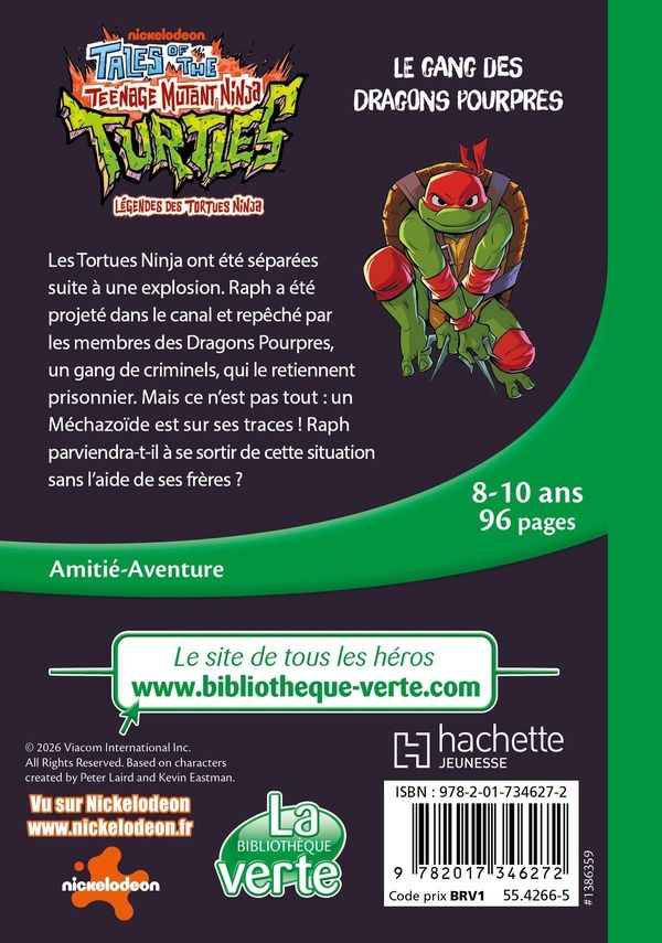 Quatrième de couverture de « Le gang des dragons pourpes »
