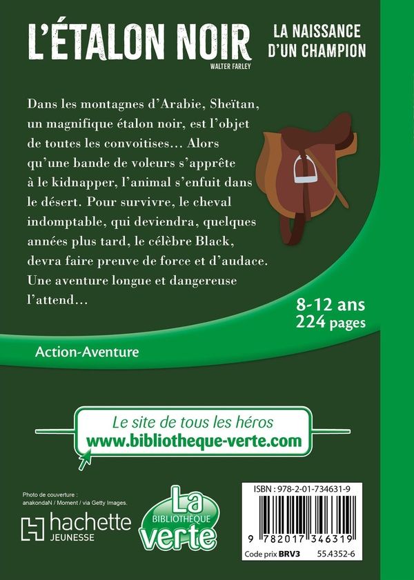 Quatrième de couverture de « L'ETALON NOIR (NOUVELLE EDITION), TOME 19 - LA NAISSANCE D'UN CHAMPION »
