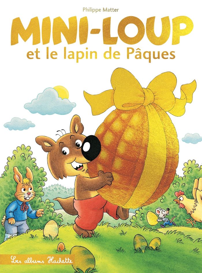 Couverture du livre « Mini-Loup et le lapin de pâques » de Philippe Matter, librairie Les Contes Infusés à Corte