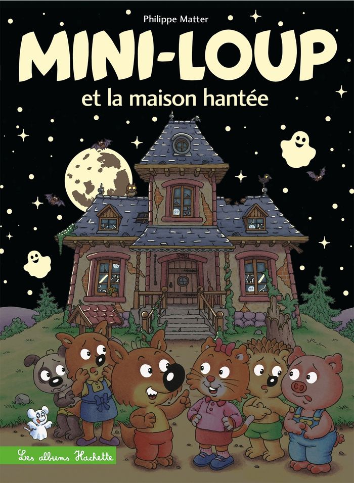Couverture du livre « MINI-LOUP ET LA MAISON HANTEE COUVERTURE PHOSPHORESCENTE », librairie Les Contes Infusés à Corte